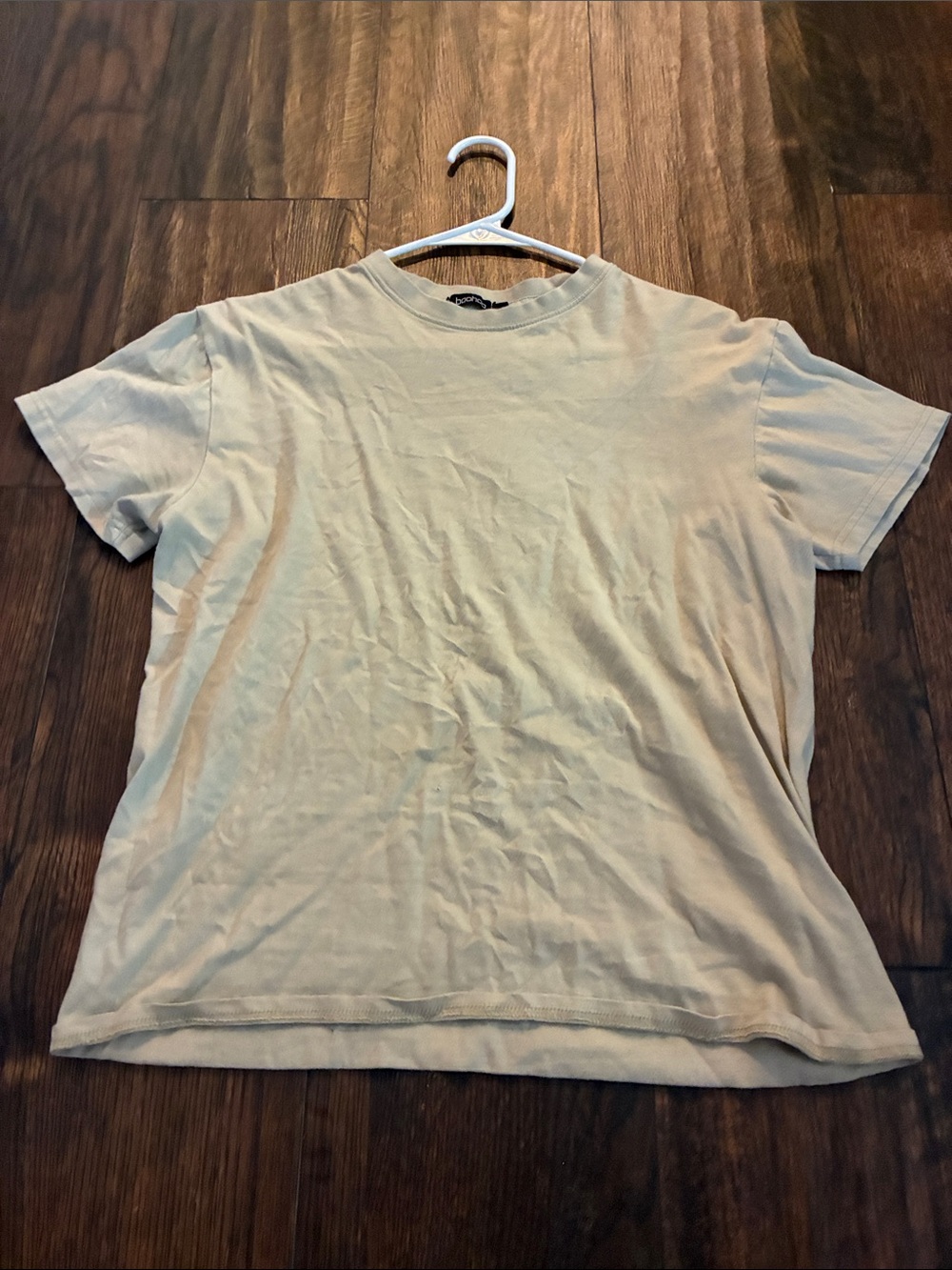 YE SAINT WEST: Crew Neck T-Shirt in Beige